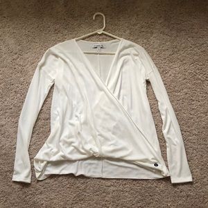 FALL SALE ITEM! NEVER WORN!! Wrap front A&F shirt